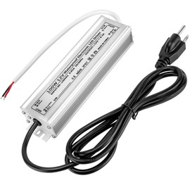 LED Driver 12V 100W Waterproof IP67 Power Supply Transformer 90V-240V AC to 12V DC Output, 12V LED Driver, 12V Led Power Supply for LED Light, Outdoor Use, Computer Project