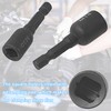 7-Piece Set Tap Adapter, 1/4 Hex Shank Tap, 6.35 x