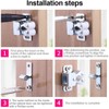 HQDeal 12PCS Door Catches, Double Roller Strong Hold Cupboard Cabinet