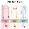24 Pcs Hot Curler Clips Replacement Kit,3 Sizes Hot Curler
