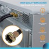 “Y” Mixer Hose, Mix Hot and Cold Water-Washer Braided Rubber