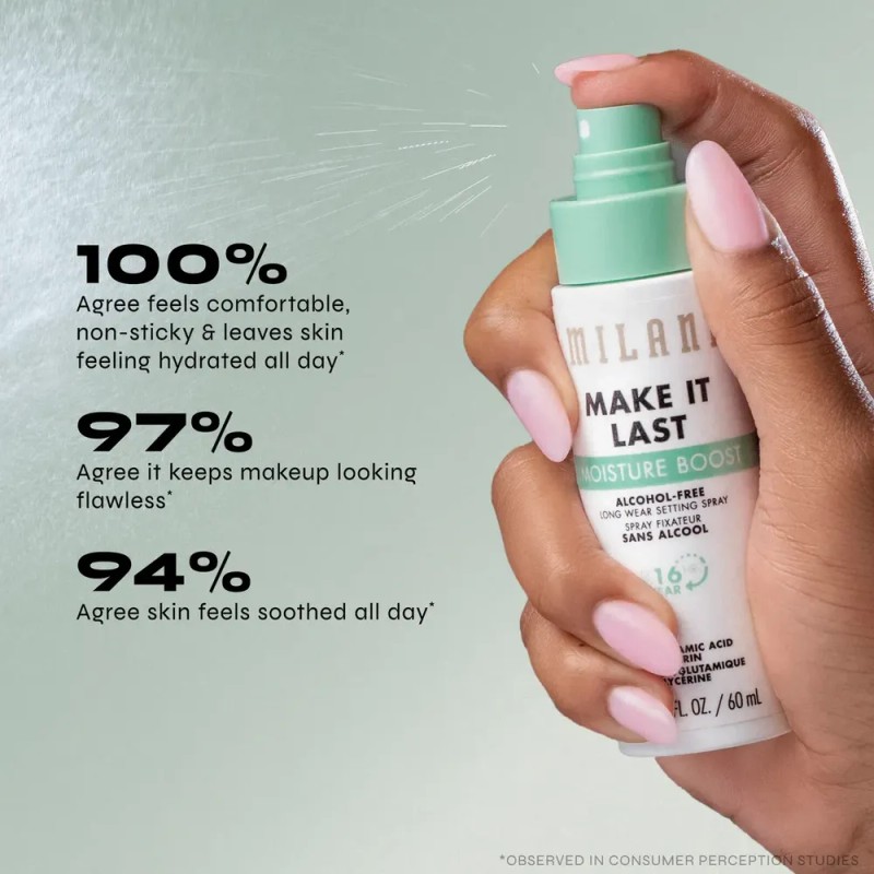 Fijador de Maquillaje Milani Make It Last Moisture Boost para