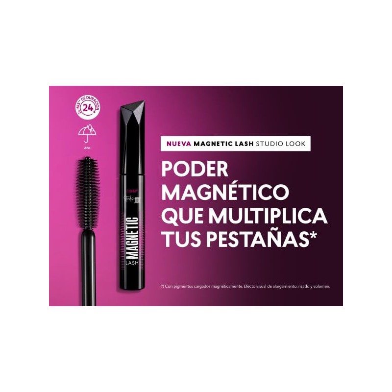 Cyzone Máscara de Pestañas Multibeneficios - Pestañas magnéticas, 0.28 oz