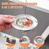 3-in-1 Kitchen Sink Drain Strainer & Sink Stopper 2 Pack
