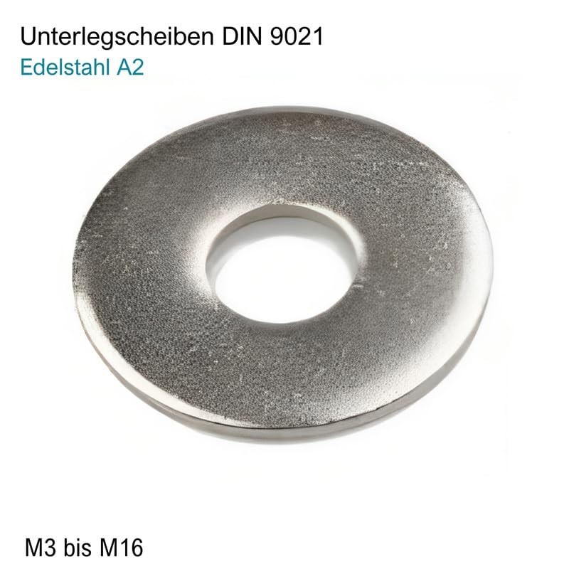 Washers M12 Stainless Steel – DIN 9021 – Washers –