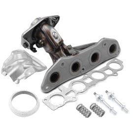 A-Premium Engine Exhaust Manifold Kit W/Gaskets & Studs & Springs [DOHC 4Cyl 1.6L] Compatible with Nissan Versa 2009 2010 2011, Replace# 14002EE00A