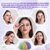 Snowflakes Mini Beauty Makeup Sponge Blender for Detailed Application Around