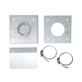 Simpson Dura Vent 2" X 10' Outside Air Kit Aluminum Flex Pipe Kit for Pellet Stove Fresh Air Intake