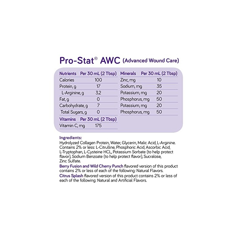 Pro-Stat Advanced Wound Care (AWC), Concentrated Liquid Protein Medical Food