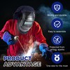 Jecery 2 Pcs Welding Helmet Cover and Helmet Bib Set,