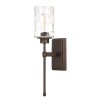 Wall Light 1 Light Wall Sconce With Glass Lampshade Classic