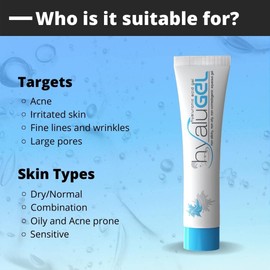 Hyalugel Hyaluronic Acid Gel for Oily & Acne prone skin, 30 gm