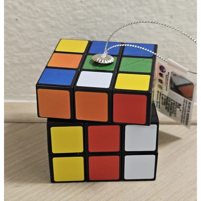 2024 Rubik’s Cube 3D Christmas Tree Ornament NEW