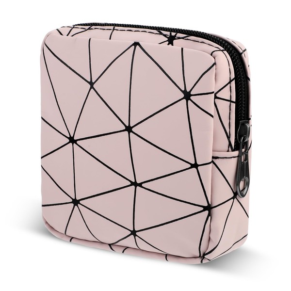 Ouligay Sanitary Pad Storage Bag Portable Sanitary Towel Holder Bag