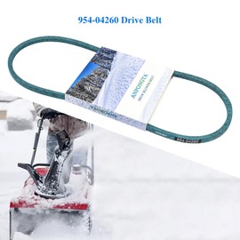 Anpongta 954-04260 Drive Belt 754-04260 for MTD, Troy-Bilt, Craftsman, Cub Cadet Snowblower, Replaces 954-04260 Belt, 954-04260 Troy Bilt Drive Belt (3/8'' x 34'' V-Belt, Kevlar Cord)