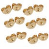 Cretty-Meet 12pcs/6 Pairs 14k Gold Plated Replacement Secure Ear Locking
