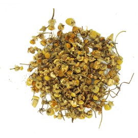 Dried Chamomile Flowers, Chamomile Tea loose leaf, Manzanilla 4 oz, 8 oz, 1 lb (4 oz)