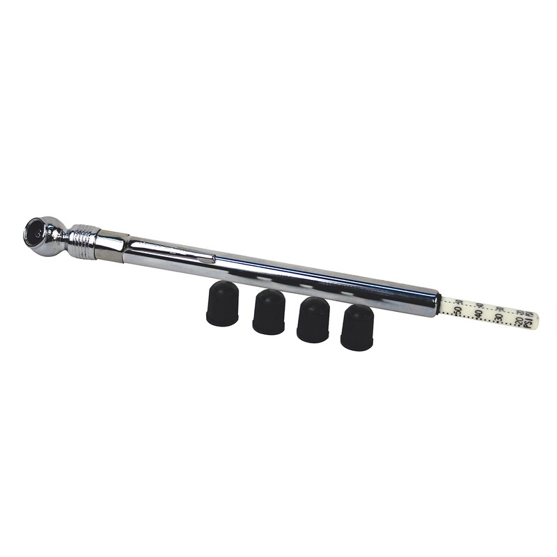 Slime 24037 5-50 PSI Pencil Gauge with Caps, 1