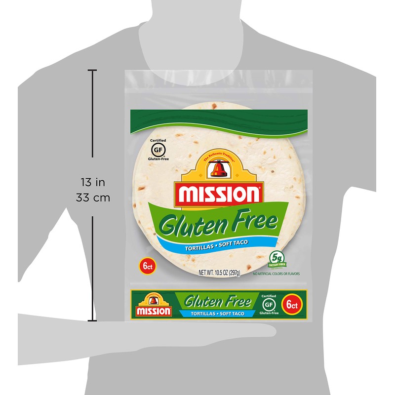Mission, Gluten Free Soft Taco Tortillas 10.5 Ounce6ct