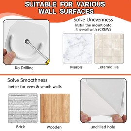 DwelSpire Closet Rods for Hanging Clothes, White Closet Rod 30-76 Inch Adjustable Clothes Hanging Bar Shower Curtain Rods for Closet, Wardrobes, Bathroom, Windows, with No Drilling Holder