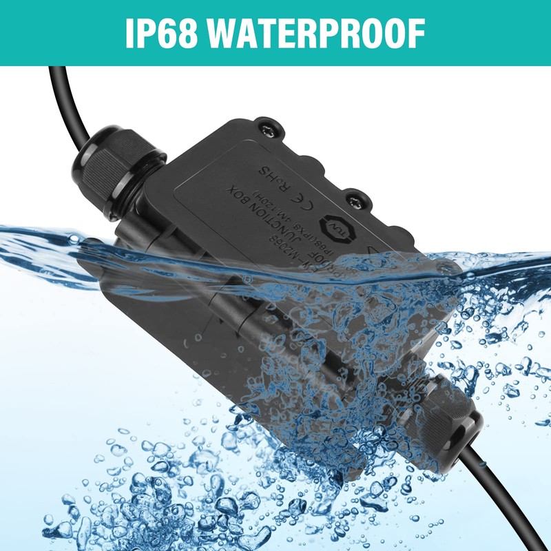 Junction Box IP68 Waterproof Junction Box Outdoor Waterproof Junction Box