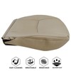 NLQR Front Passenger Side Bottom Seat Cover Tan Replacement Microfiber