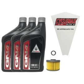 Cyclemax Oil Change Kit fits 2012-2013 Honda TRX 500 TRX500 Foreman ATV