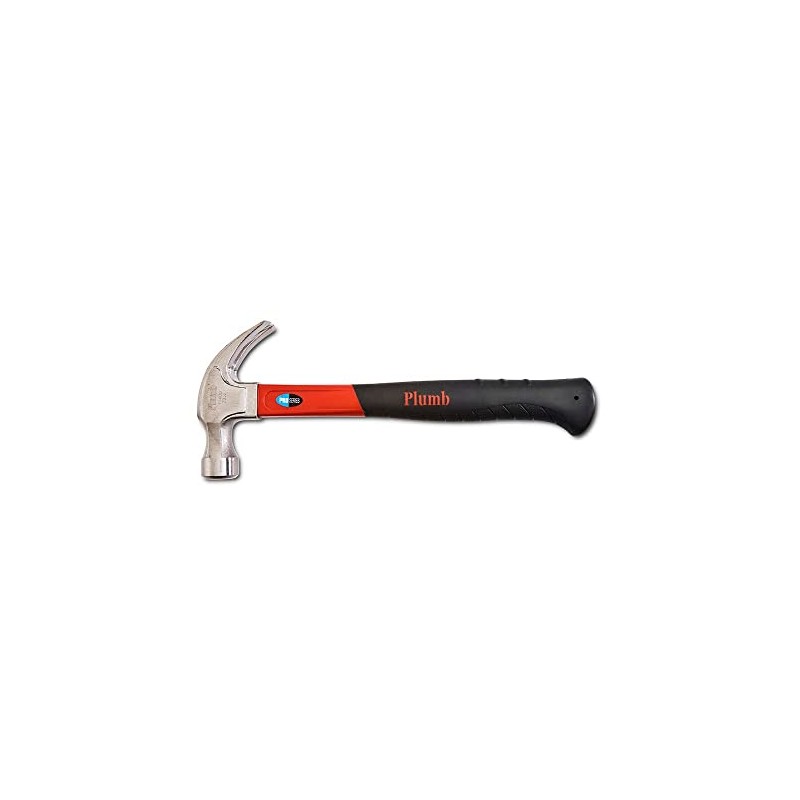 Plumb 20 oz. Pro Series Curve Claw Hammer with Fiberglass