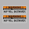 2Pack Shift Manual Transmission Decal Self Adhesive Sticker for ‌Car