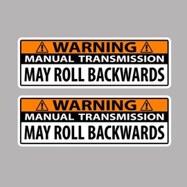 2Pack Shift Manual Transmission Decal Self Adhesive Sticker for ‌Car Truck Window Bumper