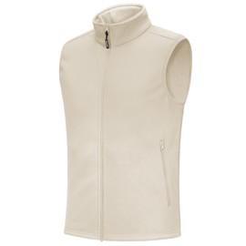 Outdoor Ventures Men's Full-Zip Polar Fleece Vest Outerwear Lightweight Warm Casual Sleeveless Jacket for Fall & Winter