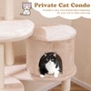 Tangkula Modern Cat Tree, 58 Inch Cat Tower with Sisal