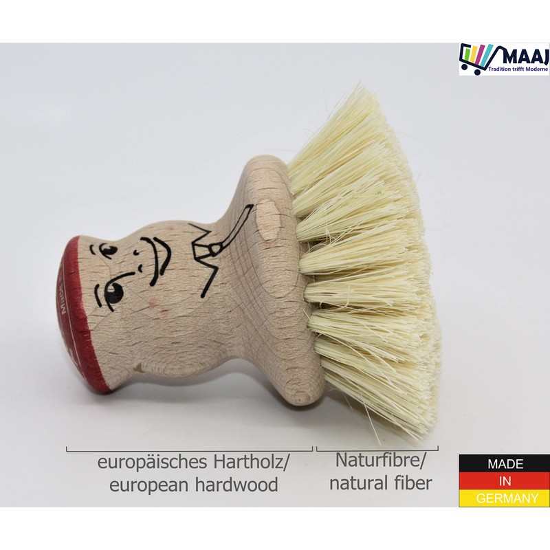 2 x Maaj Pot Brush/Rinse Brush – Vegan – Fibre