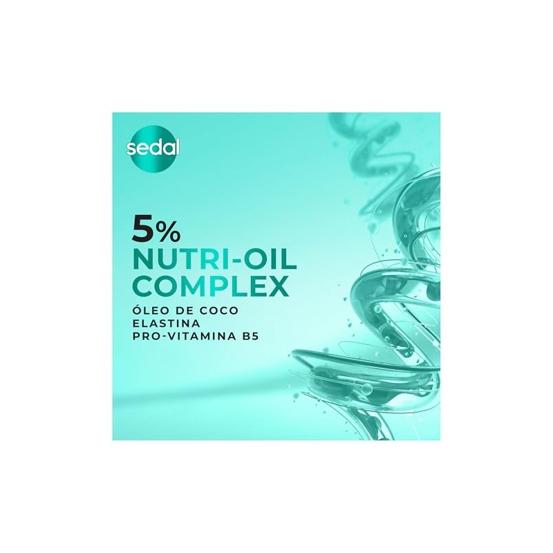 Sedal Crema Para Peinar Rizos Definidos, 300 Ml, Pack of
