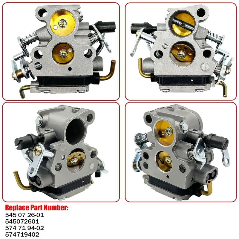 NewJ's Carburetor with Air Filter Fuel Line Filter Fit for