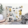 Jiaopenyou Throw Pillow Cover 20x20 Inch,Childish Funny Creative Dog Throw