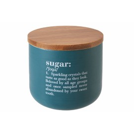 Villa d'Este Home Tivoli Victionary Shades Sugar Bowl 500 ml in New Bone China with Bamboo Lid