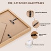 RICHFOCUS 6x8 Picture Frame, Natural Solid Oak Wood Picture Frame