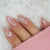 Glow Butterfly Handmade Nail Tips - Water Drops / 글로우