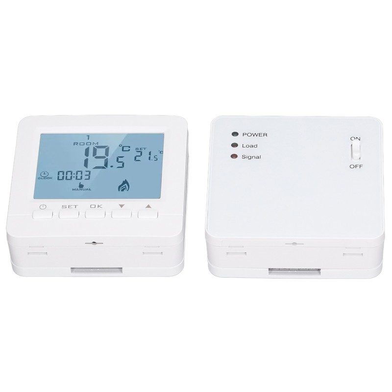 Programmable Thermostat RF Wireless Smart Flame Retardant Electric Heating Temperature