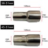 S-NET SN-305-MJ Motorcycle Bike Muffler Silencer Exhaust Conversion Pipe Adapter