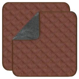 GRUENERDE Waterproof Incontinence Chair Pad Absorbent Seat Protector Pads 4-Layer Design Washable Reusable Incontinence Protection 21x 22in