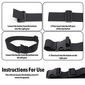 6 Metres Nylon Webbing Strap with 6 Pairs of Buckles, 2.5 cm Heavy Duty Webbing and Side Release Buckles Clips for DIY Craft Backpack Strapping Bag Webbing Luggage Attachment Strap