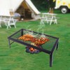 Folding Campfire Grill Camping BBQ Grill Outdoor Fire Pit Cooking