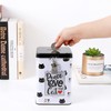 I-TOTAL Funny Money Box with Padlock and Key Metal Money
