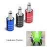 Falling Qiilu Motorcycle Frame Slider Crash Protector Motor Protection Accessories,