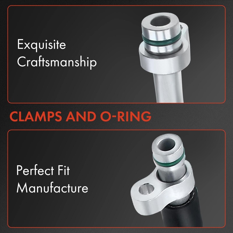 A-Premium A/C Suction Line Hose Assembly Compatible with Nissan Frontier