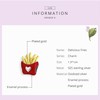 WOSTU I Love Fries Charms For Bracelets For Women Teens