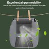 FZJDSD Gray Driver Side Bottom Replacement Cloth Seat Cover Compatible