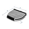 UFI Filters 54.163.00 Innenraum Aktivkohleluftfilter für Autos
